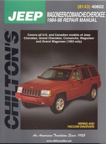 Jeep Wagoneer, Comanche, and Cherokee, 1984-98 Repair Manual
