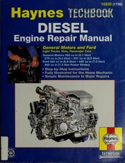 Ford & GM Diesel Engine Repair Haynes TECHBOOK