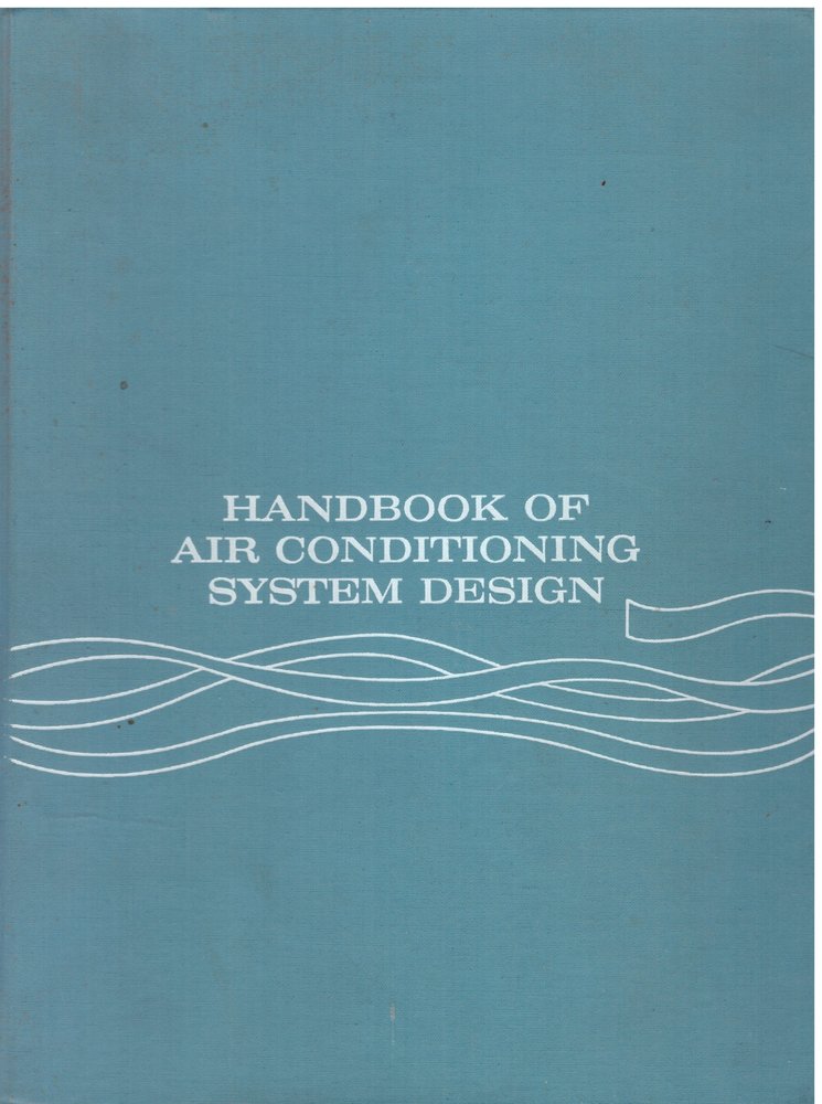 Handbook of Air Conditioning System Design