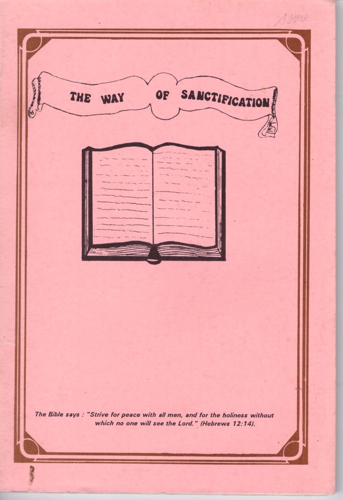 The Way Of Sanctification