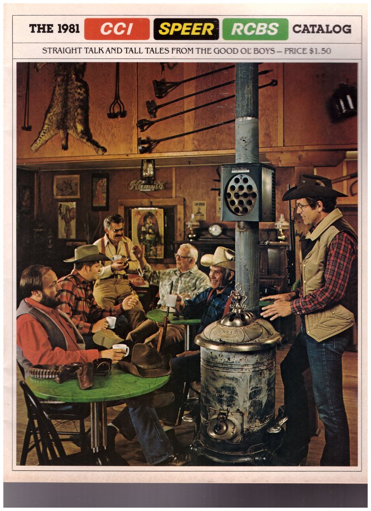 The 1981 Cci ,Speer , Rcbs Catalog 